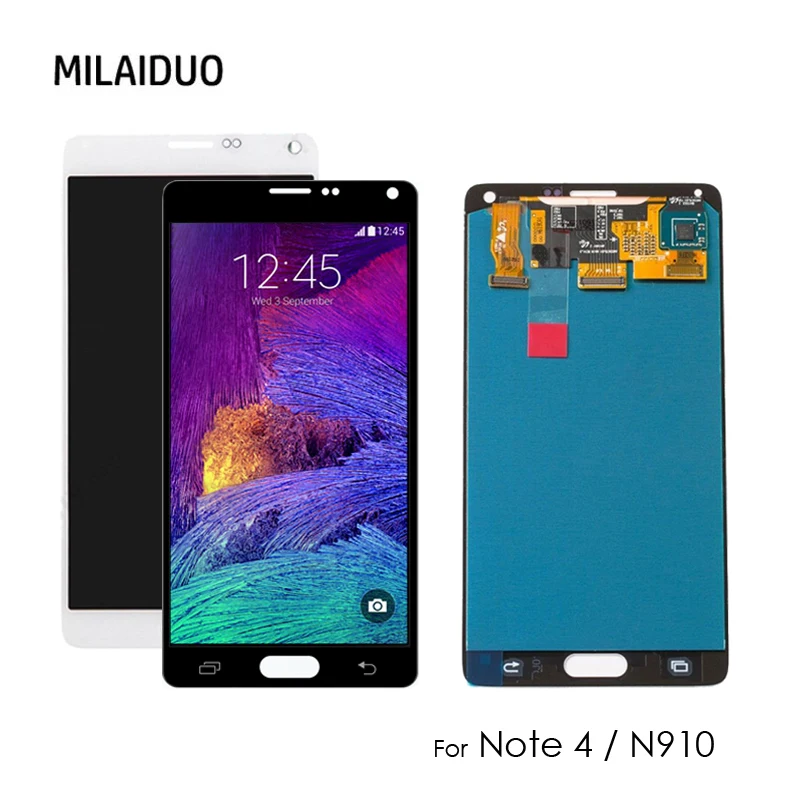 5 7 дюйма для SAMSUNG Galaxy Note 4 ЖК-дисплей с сенсорным экраном дигитайзер в сборе N910A N910F