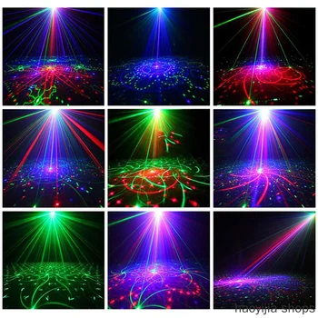

New DJ Club Bar KTV Series Led RGB Party Light Show & Control LED Disco Light Effect Stage Light Audio LED Laser Projector