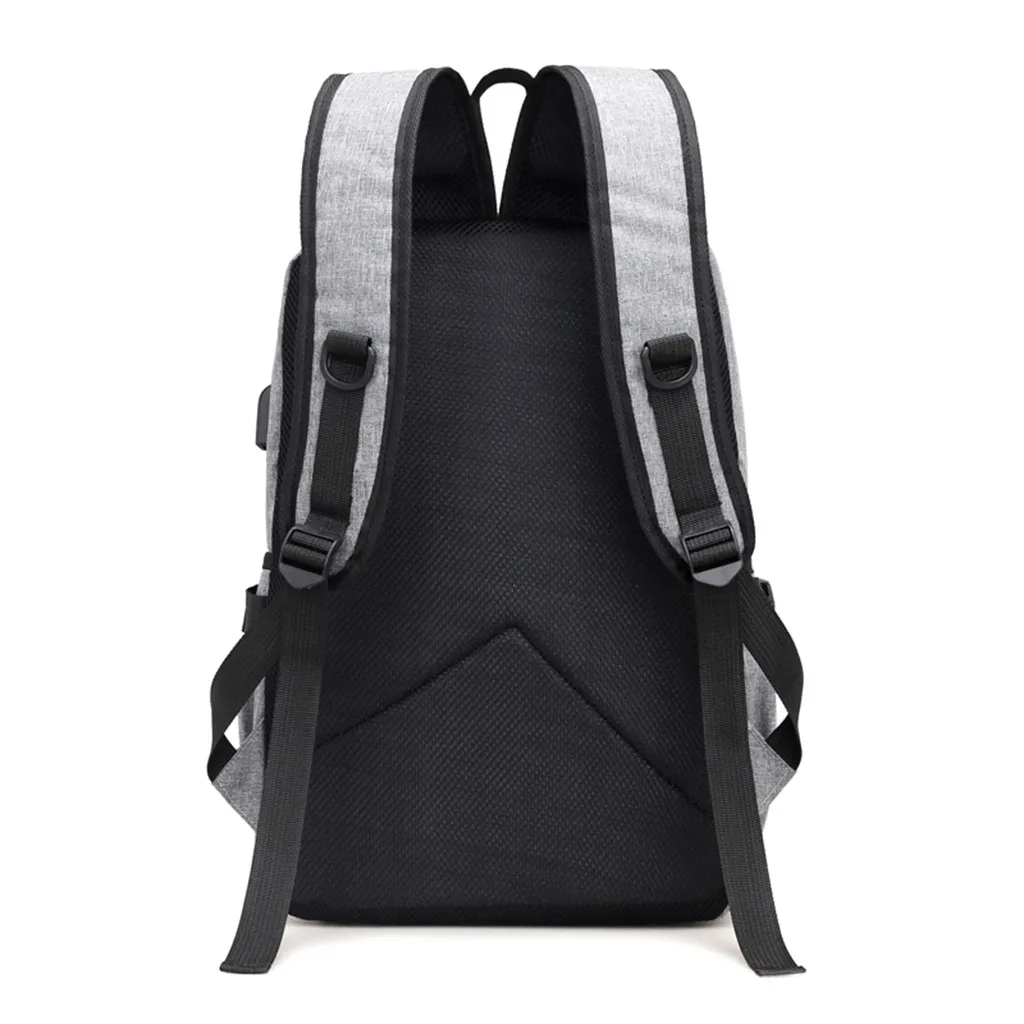 Мужской рюкзак Aelicy вместительный для ноутбука с usb зарядкой и защитой от кражи