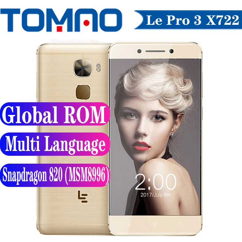 Global ROM LeTV LeEco Le Pro 3 Elite X722 Cell phone 4G 6G RAM 32G 64G Snapdragon 820 5.5" 4070mAh 16MP Camera Android 6.0 | Мобильные