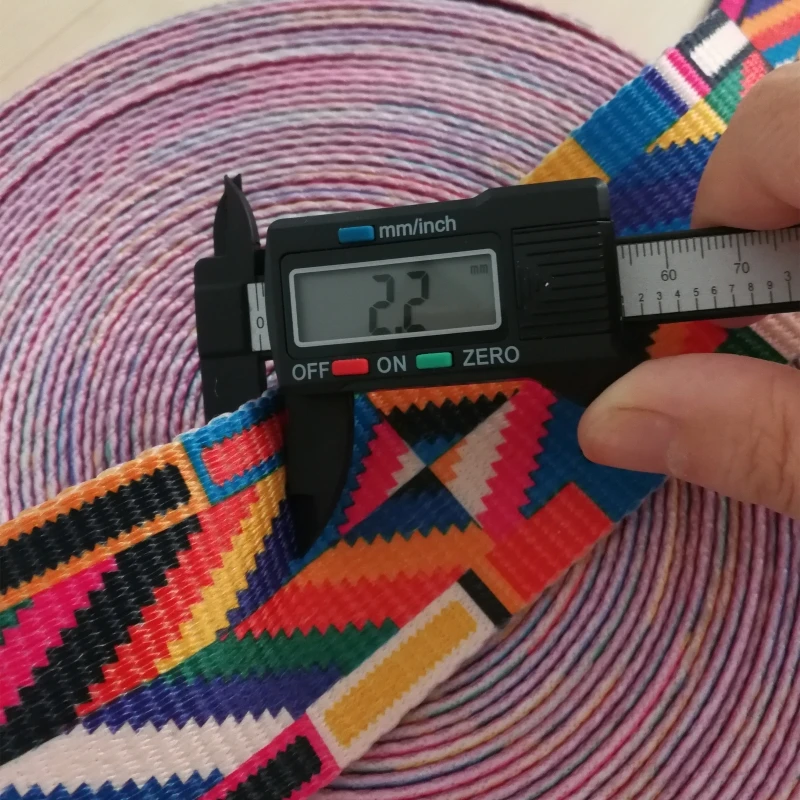 Цветной наплечный ремень для сумок 2 метра из полиэстера с принтом ширина 3 5 см/3 8