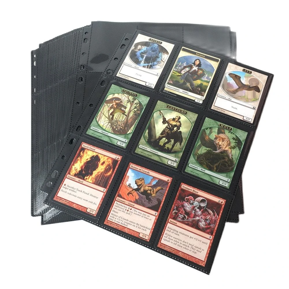 100 Pages 1800 Pockets Top Loading Black Color Card Album Page Binder Protector Mtg Tcg Pokemon Yu Gi Oh Card Binder Pages Board Games Aliexpress 100 Pages 1800 Pockets Top Loading Black Color Card Album Page Binder Protector Mtg Tcg Pokemon Yu Gi Oh Card Binder Pages Board Games Aliexpress
