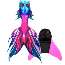 

Girl's Mermaid Tails For Swimming Kids Zeemeerminstaart Cola De Sirena Cauda De Sereia Cosplay Costumes Christmas Gift
