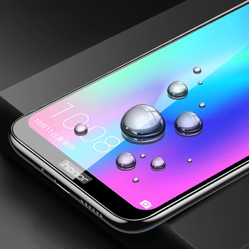 3 шт. лист honor 8c защитное стекло на huawei honor 8c c8 8 c honer hono Защитная пленка для экрана huwei huawai armor закаленная пленка