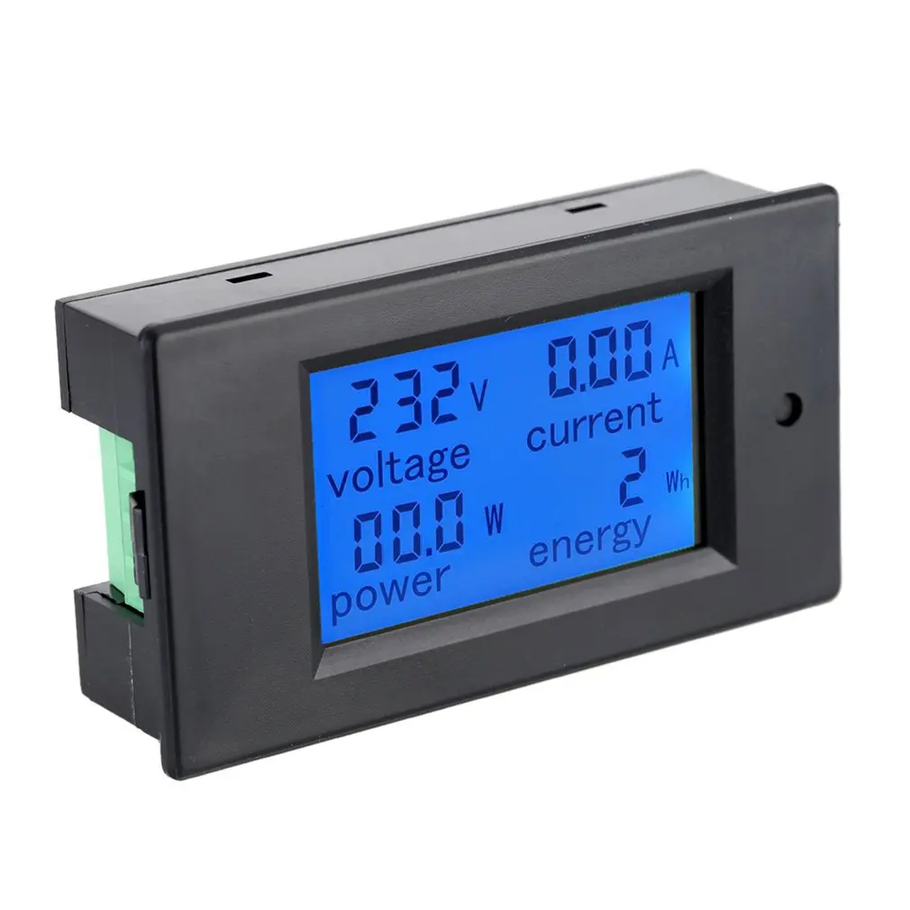 AC Single Phase Digital LCD Ammeter Voltmeter 80-260V 20A 4IN1 Electric Volt Amp Megter Power Kwh For Homekit PZEM-021