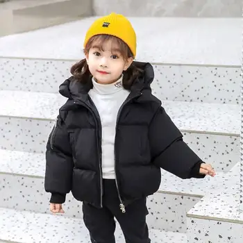 

Autumn Winter Hooded Children Down Jackets For Girls Warm Kids Down Parkas Coats For Girls 18M-8 Years Outerwear Girls Clothes