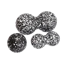 Тренировочный мяч для йоги с арахисовым мячом, глубокий Массажный мяч для миофасциального триггера, мяч для Лакросса, мышцы