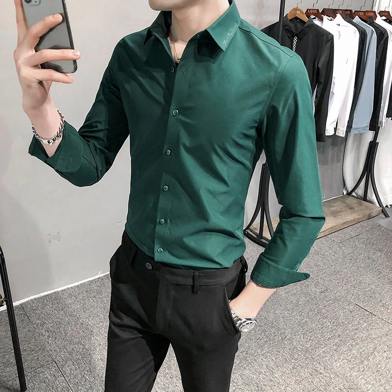 Solid colour shirts for men Clearance