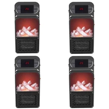 Электрический настенный обогреватель Мини Портативный подключаемый подогреватель личного пространства для внутреннего отопления кемпинга термостат с пультом дистанционного управления