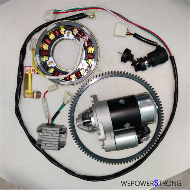 Starter Motor And Flywheel