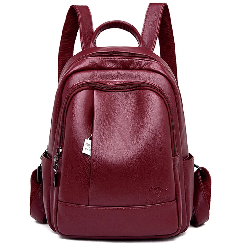 leather backpack for college students