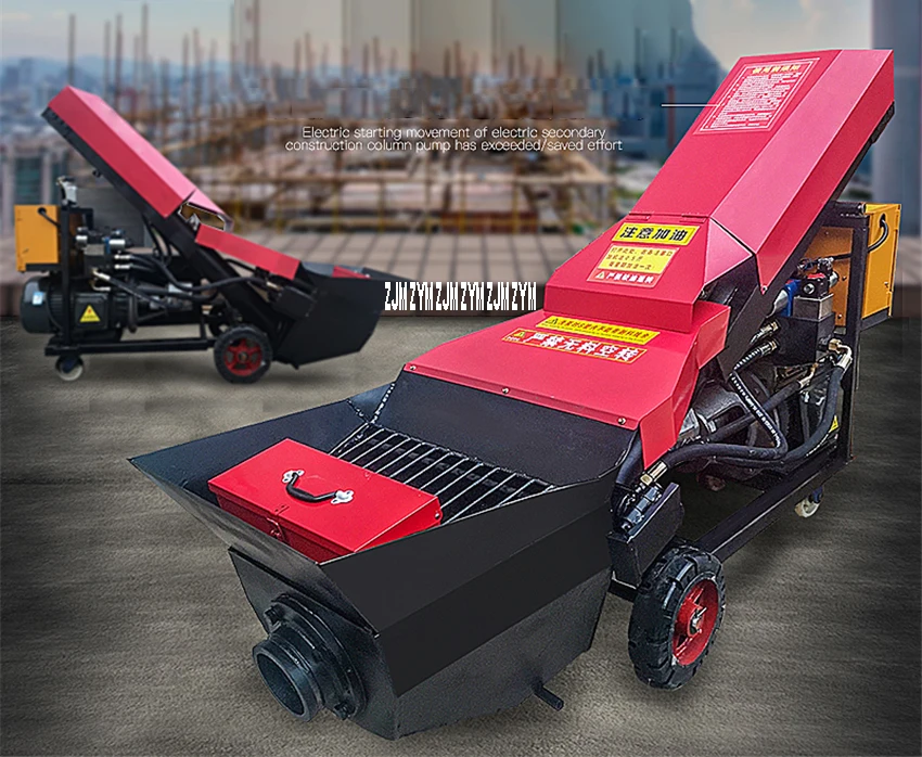 0528 WBS-B 15KW бетона подачи водяного насоса Concretepump конструкционная Колонка Насос Палец камень ступки Бетон Насос Подачи 380V