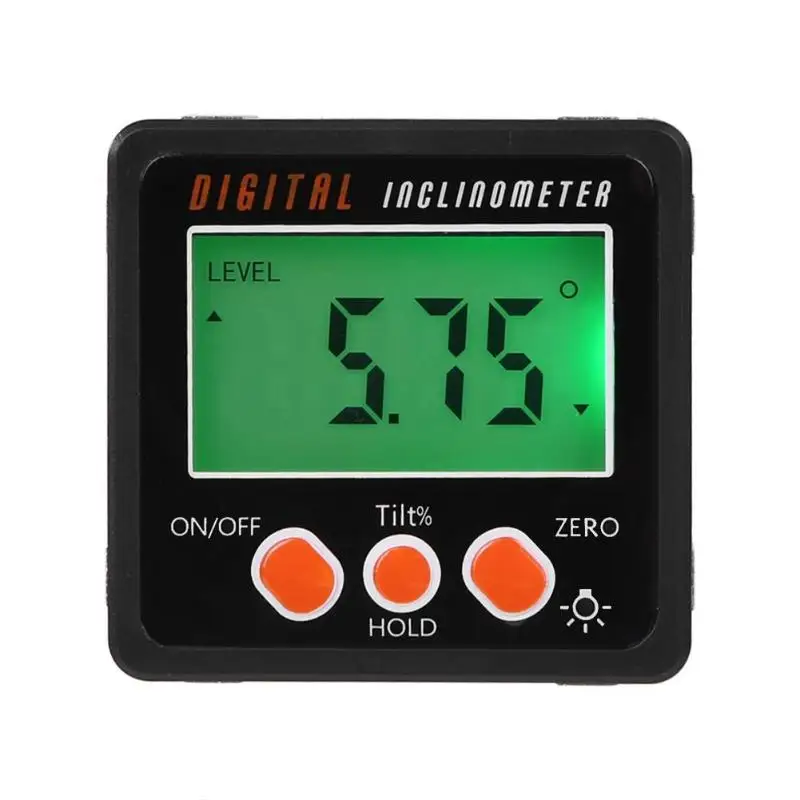  Digital Protractor Inclinometer Angle Finder Bevel Box with Magnet Base