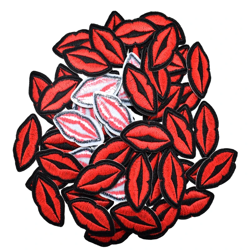 5Pcs Embroidery patches for clothing Heart Butterfly Star Bee Cherry iron on patches fabric for cap bag accessories