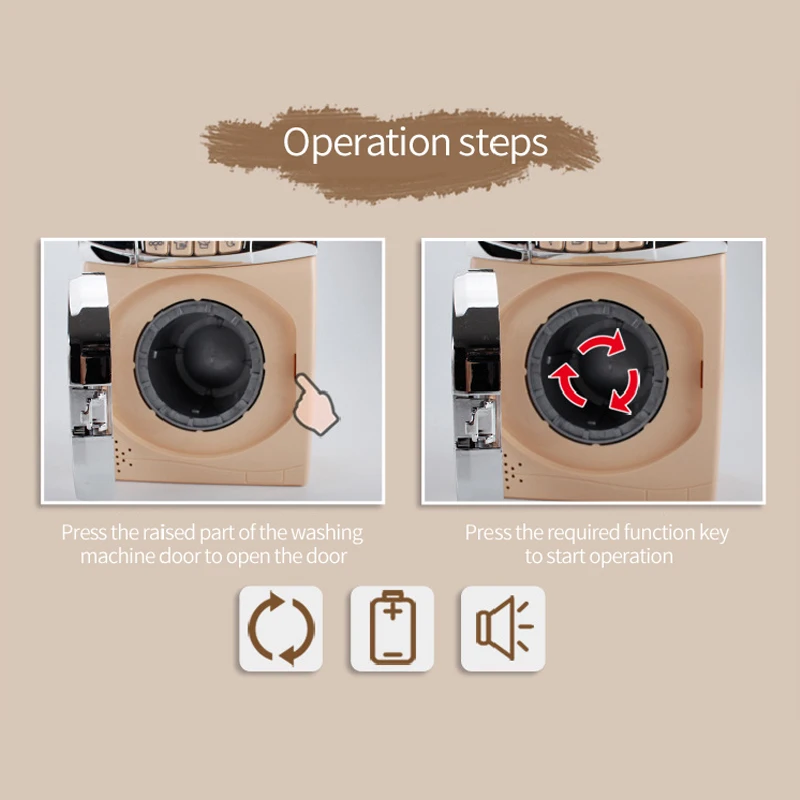 Children's Pretend Play Toys Simulation Electric Kitchen Set Microwave Oven Toys Educational Gifts Montessori Learning Game 4