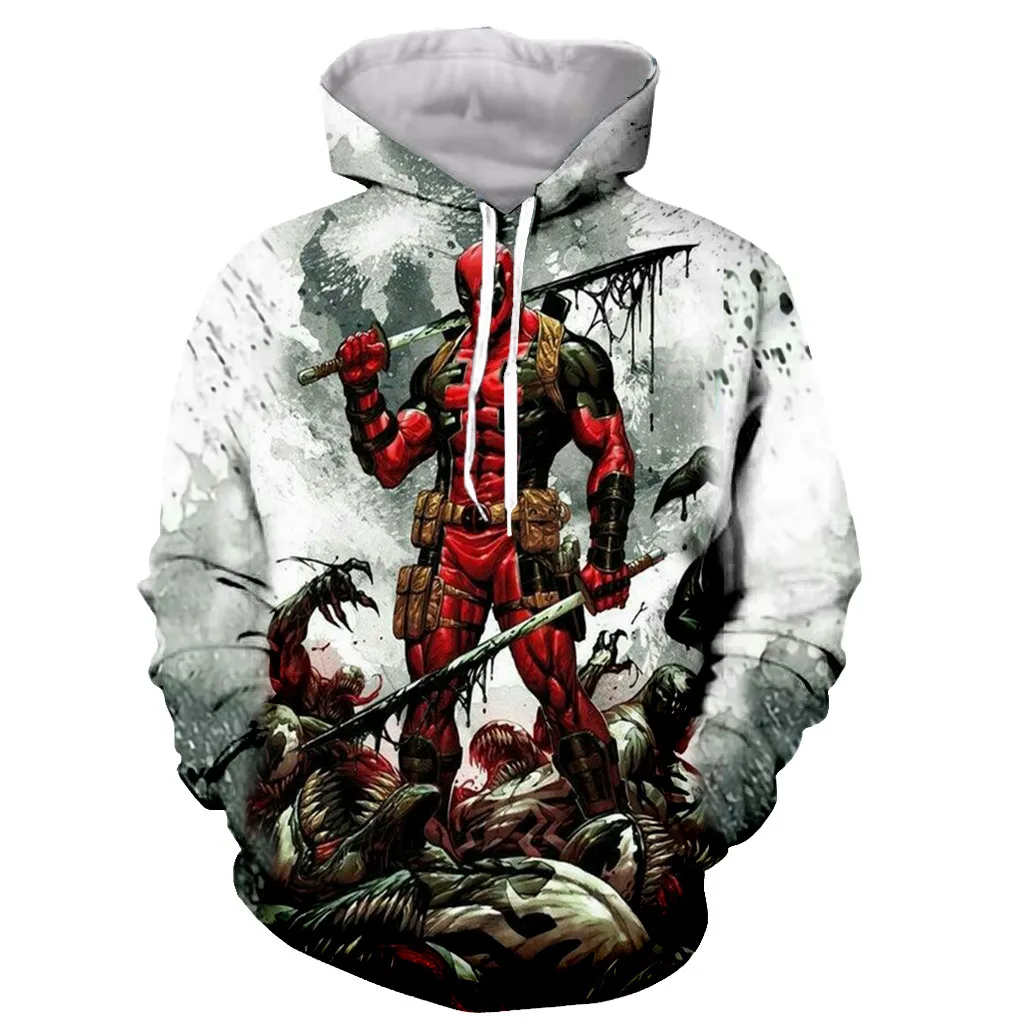 

New Novelty marvel comic anime Deadpool/venom men women 3D printing fashion t shirt /hoodies/ sweatshirts/vest/ summer tops