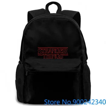 

Stranger Things Logo Printed New Style Punk for Boy er women men backpack laptop travel school adult student