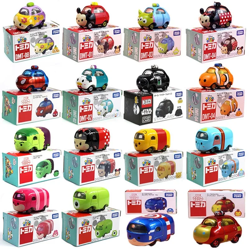 Disney Cute 5 6 см модель автомобиля из Сплава Микки и Минни серия Marvel мультфильм