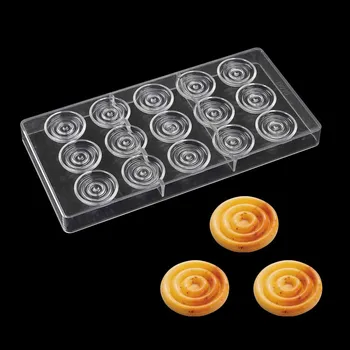 

DIY 3D Food Grade Polycarbonate Chocolate bar Mold Candy bakeware PC Chocolate Mould jelly Tray baking Pastry Tool