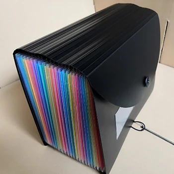 

24-Layer Big Document Bag Rainbow Accordion A4 Classification Test Papers Tool Business Expanding File Folders Filing Products 2