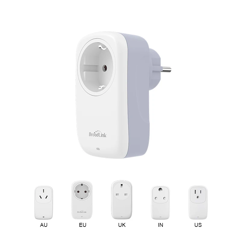 Broadlink Sp4 Wifi Smart Plug Presa Funziona Con Alexa, Google Casa, Siri, Ifttt
