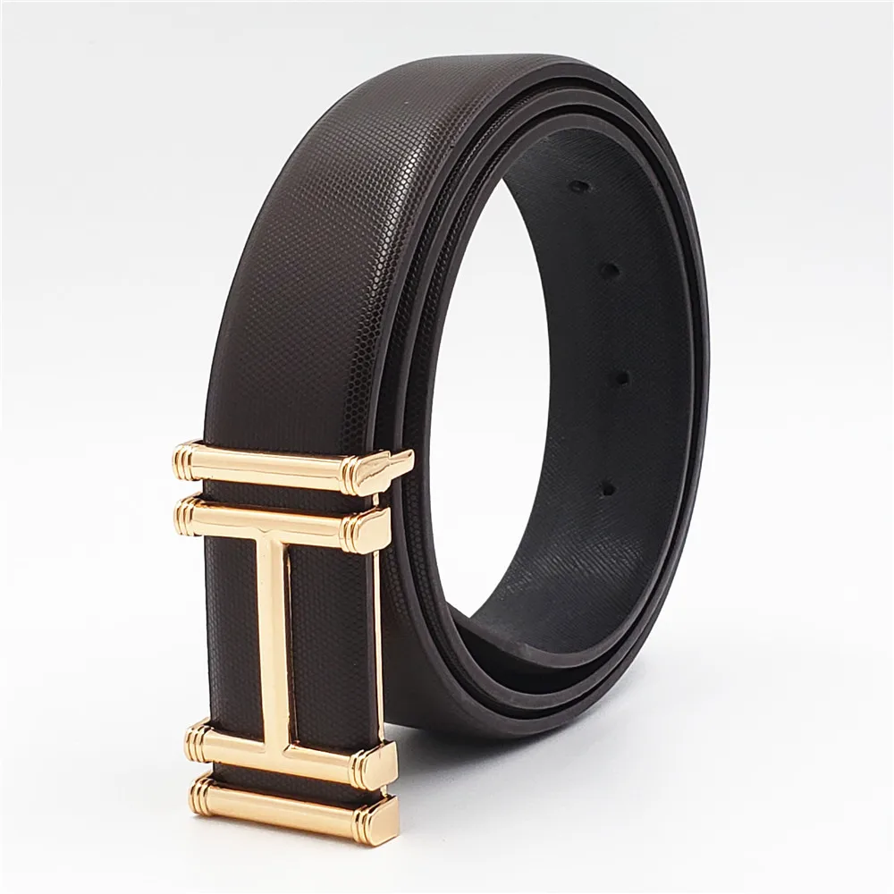 

2019 New Luxury H Buckle Brand Designer Belts Men High Quality Women Punk Genuine Real Leather Male Cowhide Belt Strap for Jeans