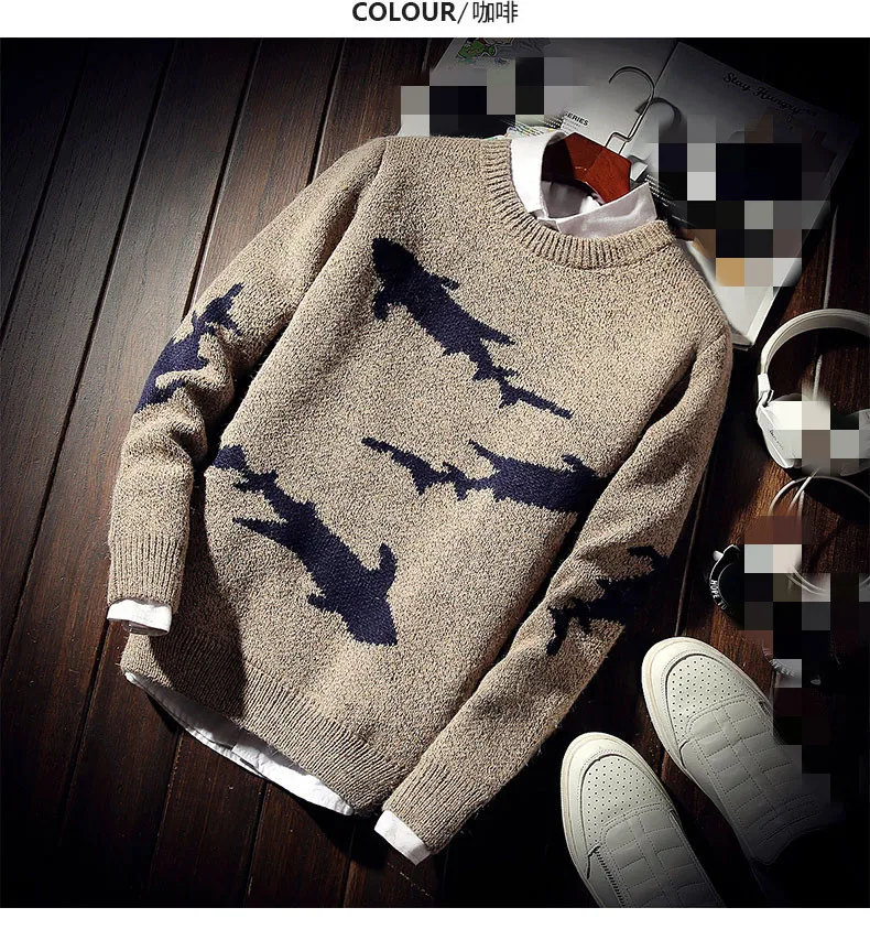 G1327 осень зима мужской модный пуловер индивидуальная вышивка свободный вязаный свитер дешевая
