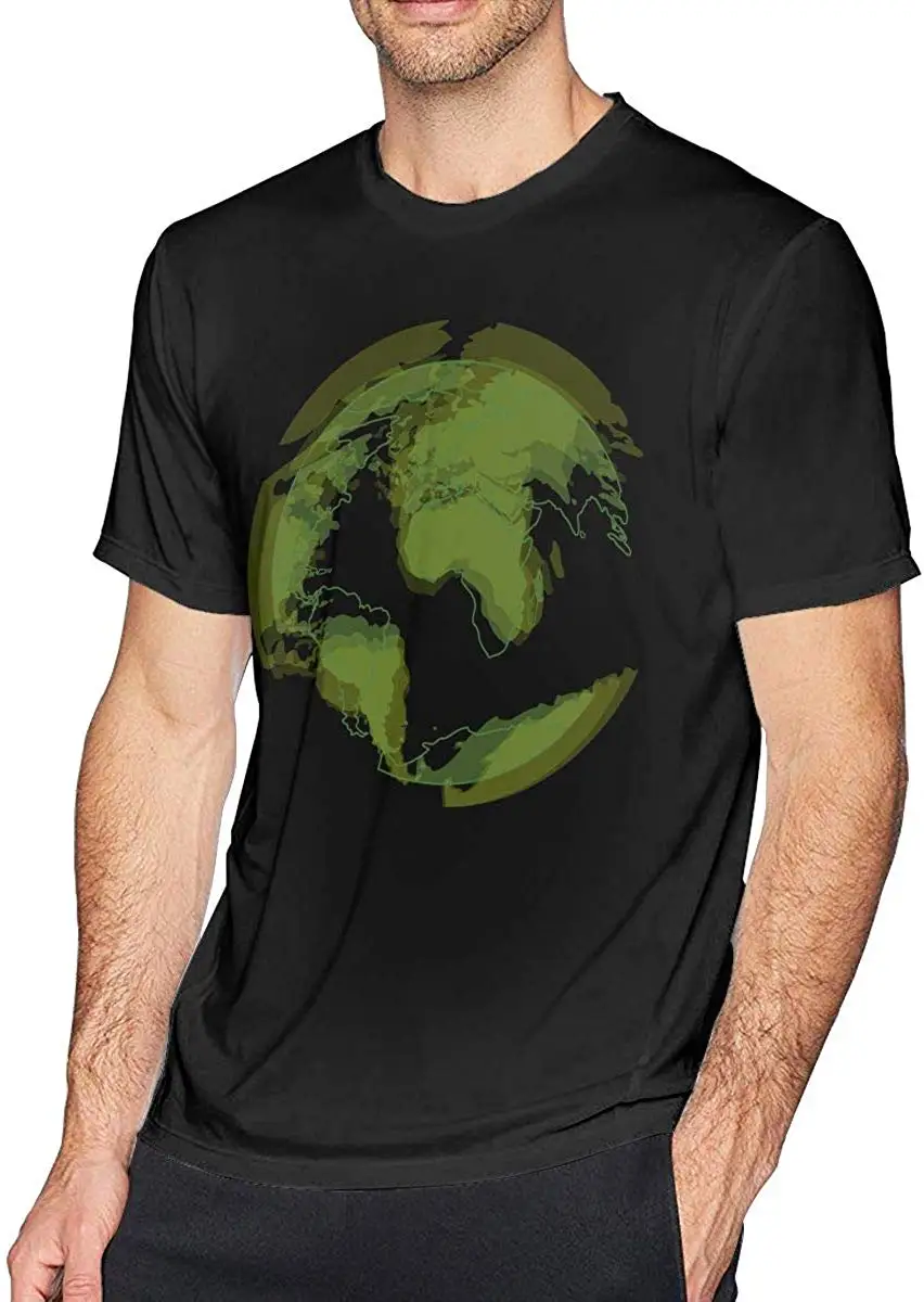 Men's Short Sleeve TFGHFG Shirts Earth Planet Soft Cotton Crew Neck FGHFG Tee Shirt Tops |