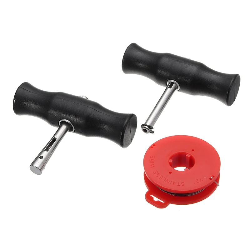 

Car Auto Windshield Removal Tool Windscreen Window Glass Cutting Wire + Handles Kit