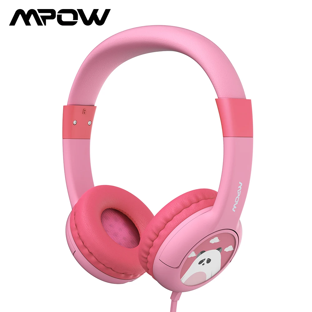 Original Mpow Wired Headphone For Kids Max 85dB Volume Limited Soft Earpads Headset With Shareport For MP3 MP4 Laptop Tablet PC