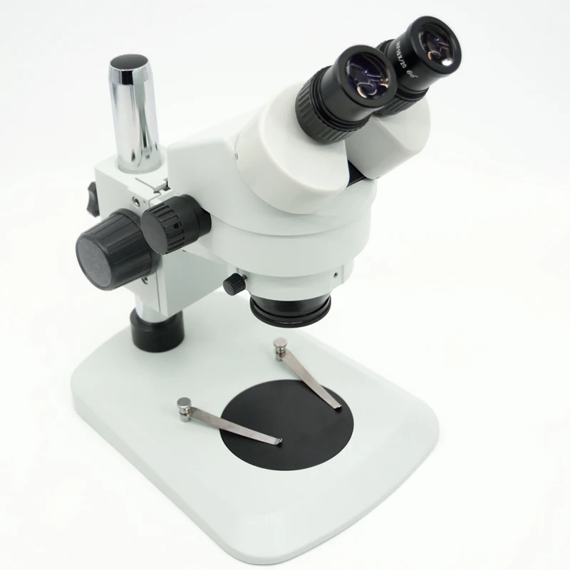 FYSCOPE 7X 90X Table Pillar Stand Zoom Binocular Stereo Microscope inspect PCB microscope