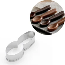 Мини-ложка в форме формочки для печенья из нержавеющей стали кухонные формы для выпечки металлические инструменты для печенья 3D формы для печенья дешевые кухонные товары