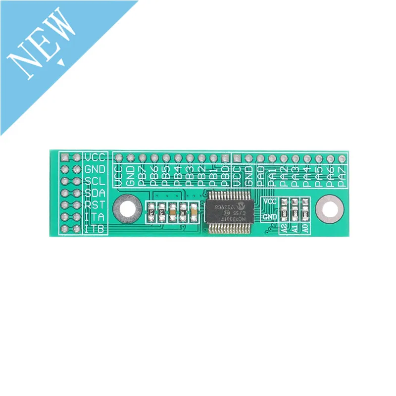 MCP23017 I2C интерфейс 16bit I/O Плата расширения Модуль штыревая панель плата IIC в GIPO