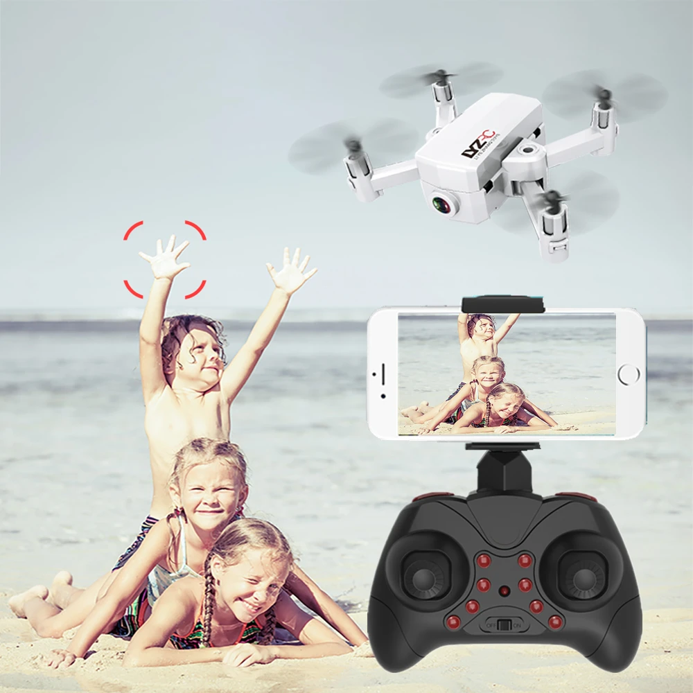 

RC Helicopter Foldable Mini Drone with HD Camera Keep Hight Quad-Counter Fun Remote Control Quadcopter Toys Gift for Kids
