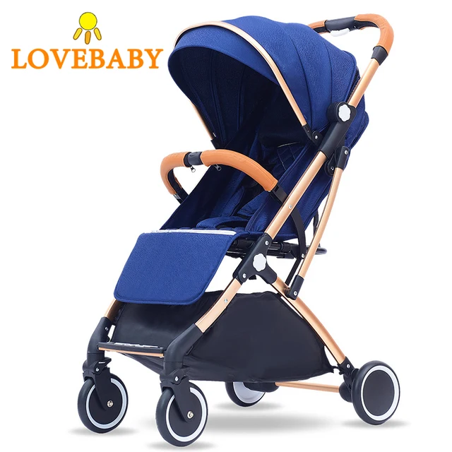 $US $70.14  3 In 1 Baby Stroller Four Wheels Stroller Travel Stroller Baby Carriage Bassinet Lightweight Foldin