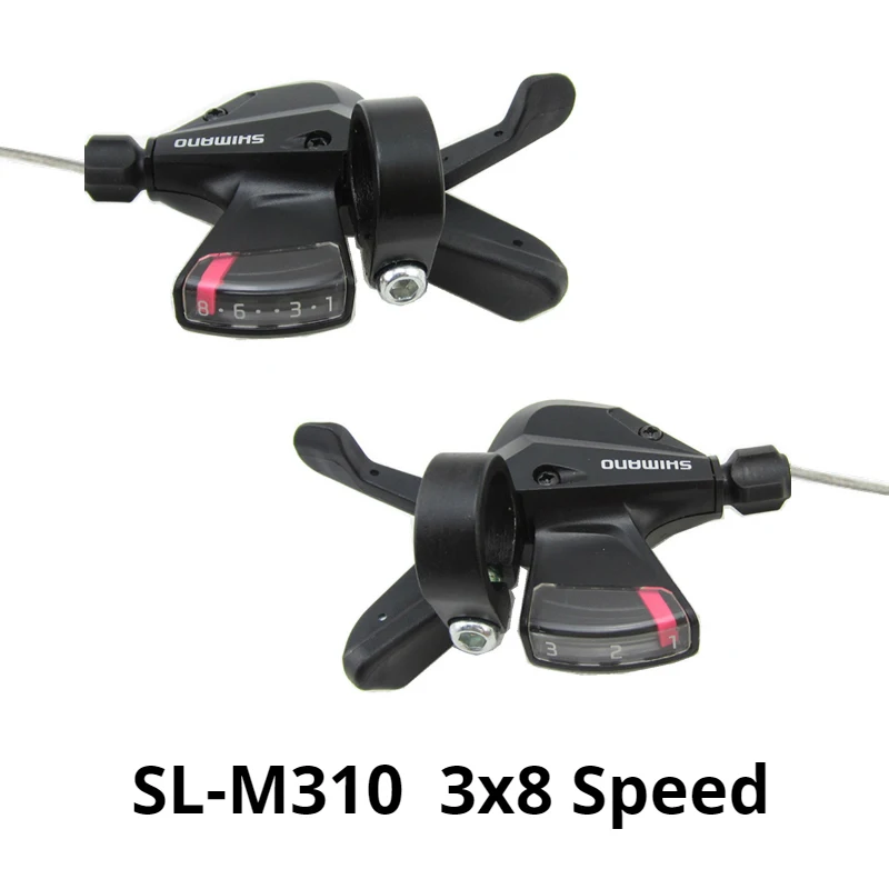 SL-M310 3X8S Altus SL-M310 M315 Bike shifter lever 3x7 3x8 2x7 2x8 Speed 21S 24S Shifter Trigger Set Rapid Fire Plus W/Shifter Cable M315 - Цвет: SL-M310 3X8S