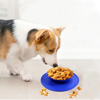 

Pet Dogs Feeding Silicone Bowl Do Not Scatter Or Messy Suction Cup Folding Bowl Easy Washing Travel Food Water Cat Dog bowl New