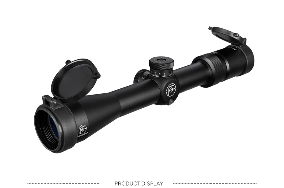 Fire Wolf 2.8-10X40 Riflescopes Hunting Green Reticle Optical Sight Hunting Rifle Scope Airsoft Air Guns Scopes