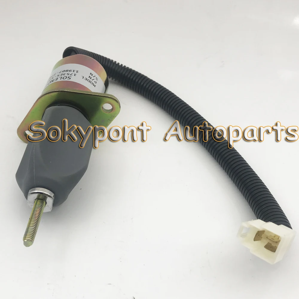 12V двигатель управляющий клапан для прекращения подачи топлива SA-3840-T, 119807-77800, 1753ES-12A3UC5B1S1 1 шт