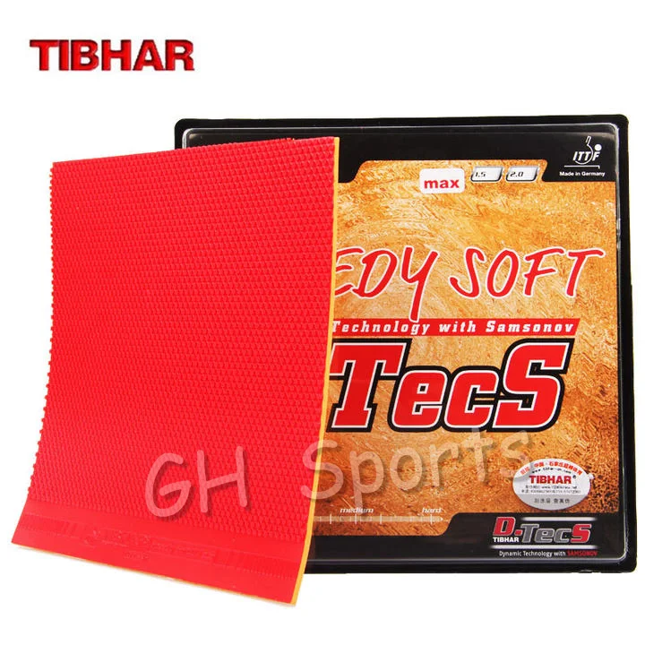 TIBHAR короткие пипсы SPEEDY SOFT D. TECS Pips-out Настольный теннис резиновая губка для пинг-понга