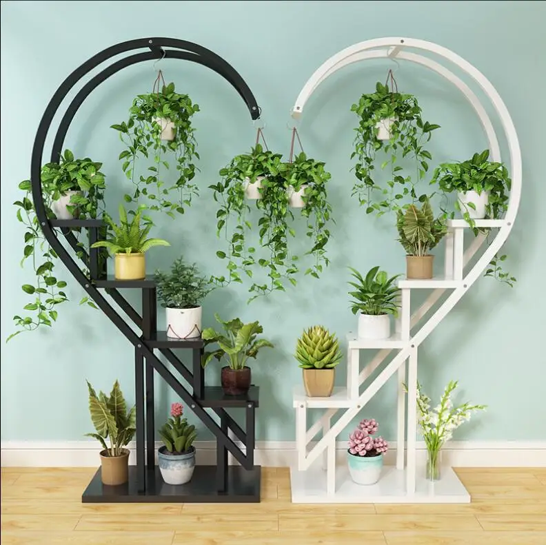 Flower shelf household multi-layer indoor balcony living room shelf