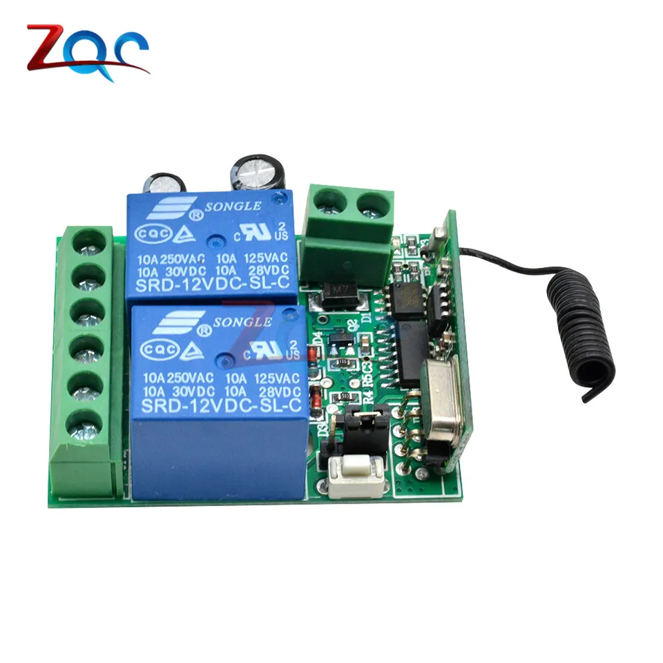Relay 12v Four Channel 4CH 24V IR Infrared Remote Controll Switch 24V ...