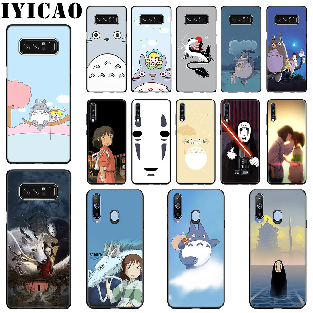 Аниме Spirited Away Totoro Мягкий силиконовый чехол для телефона samsung A70 A60 A50 A40 A30 A20 A10 M40 M30