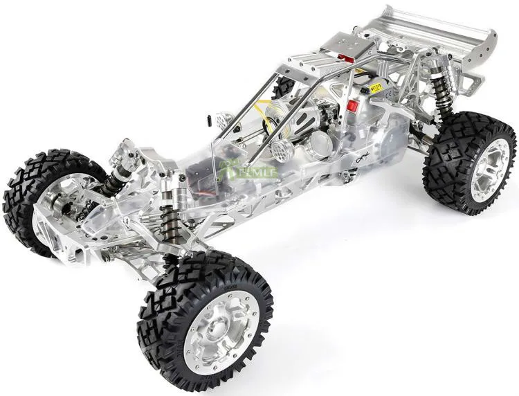 ROFUN 1/5 Rc автомобильные игрушки CNC полностью металлический автомобиль обновленная