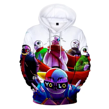 

Undertale Role-playing drama games Hoodies Sweatshirts Anime style Kpop Fashion New Streetwear Clothes 4XL Luxury Harajuku
