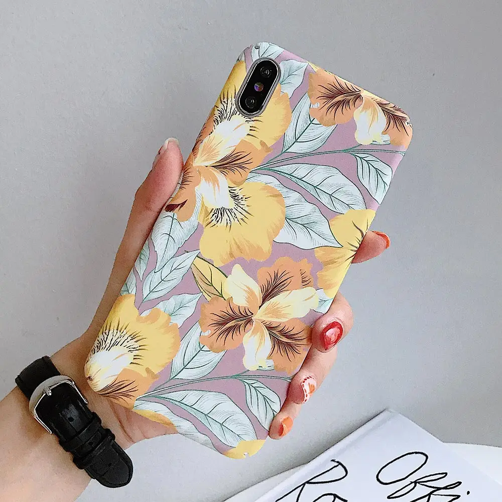 Чехол для Xiaomi mi 9 Оригинальный чехол из поликарбоната с цветами 8 SE Xiao 6 6X Note 3 s