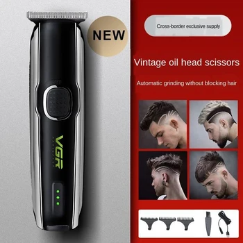 

VGR Electric Hair Clipper Barber Hair Trimmer For Men USB Rechargeable Hair Cutting Machine Professional Beard Trimmer
