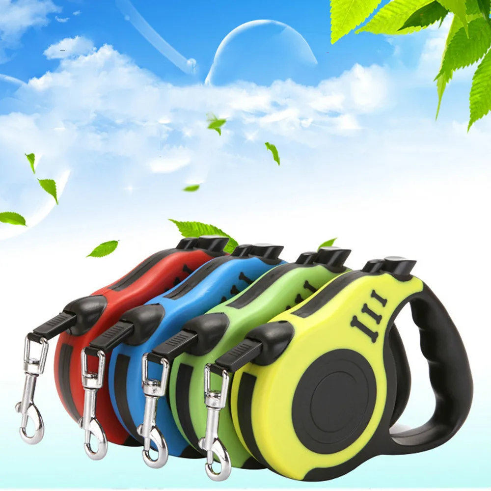 

Flexible Automatic 3M / 5M Retractable Dog Leash for Puppy Cat Traction Small Medium Pet Products