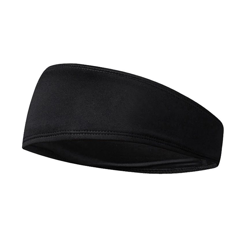 Эластичная черная повязка ROEGADYN с широким дизайном, милая повязка на голову, быстросохнущая спортивная повязка на голову, Мужская велосипедная и Напульсник для бега и женщин - Цвет: Black