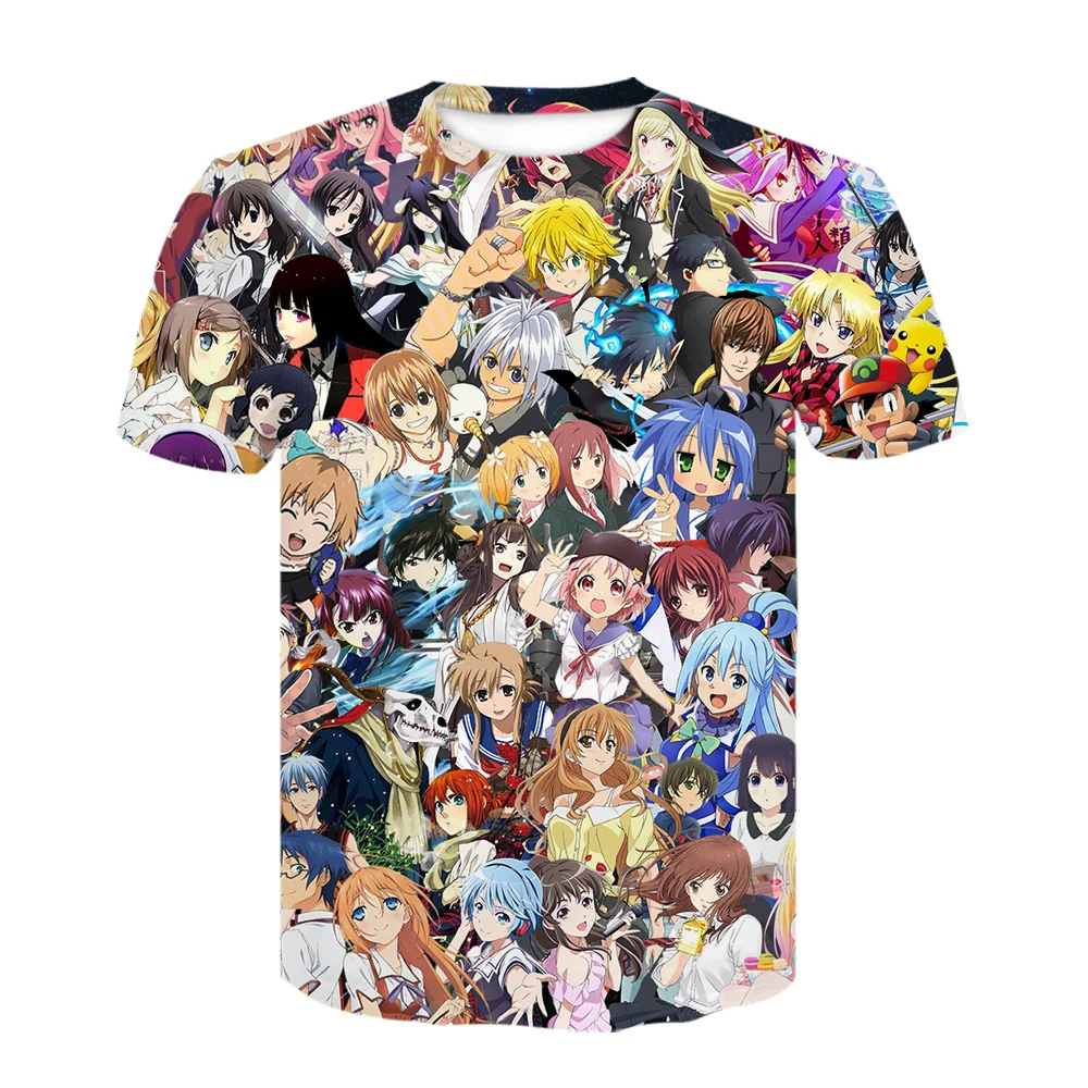 Ahegao футболка лето аниме модная футболка хип-хоп с коротким рукавом забавная Повседневная футболка s для мужчин и женщин Одежда с героями мультфильмов - Цвет: D-654